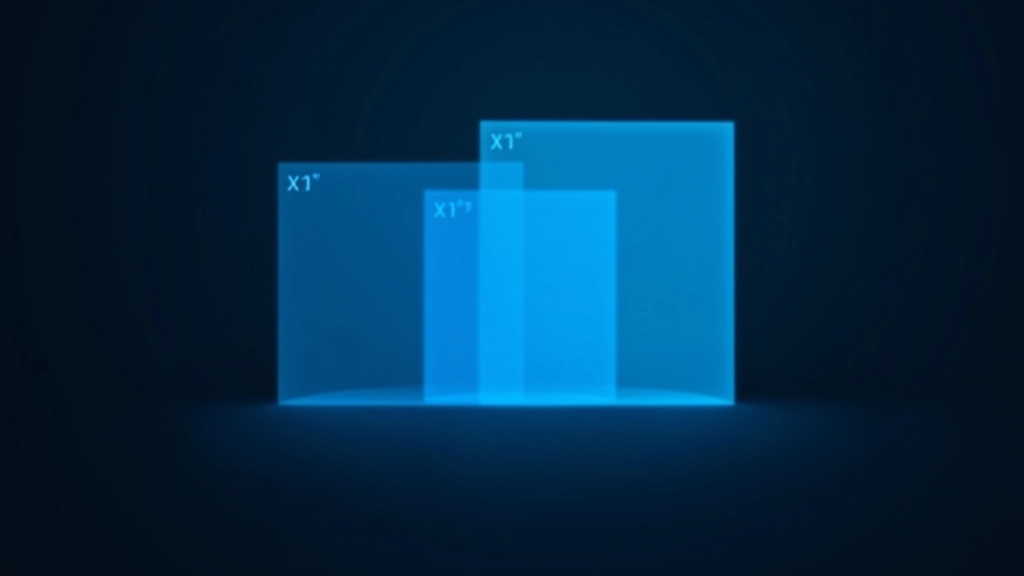Two overlapping rectangles with labeled x, y, width, and height properties demonstrating AABB collision detection